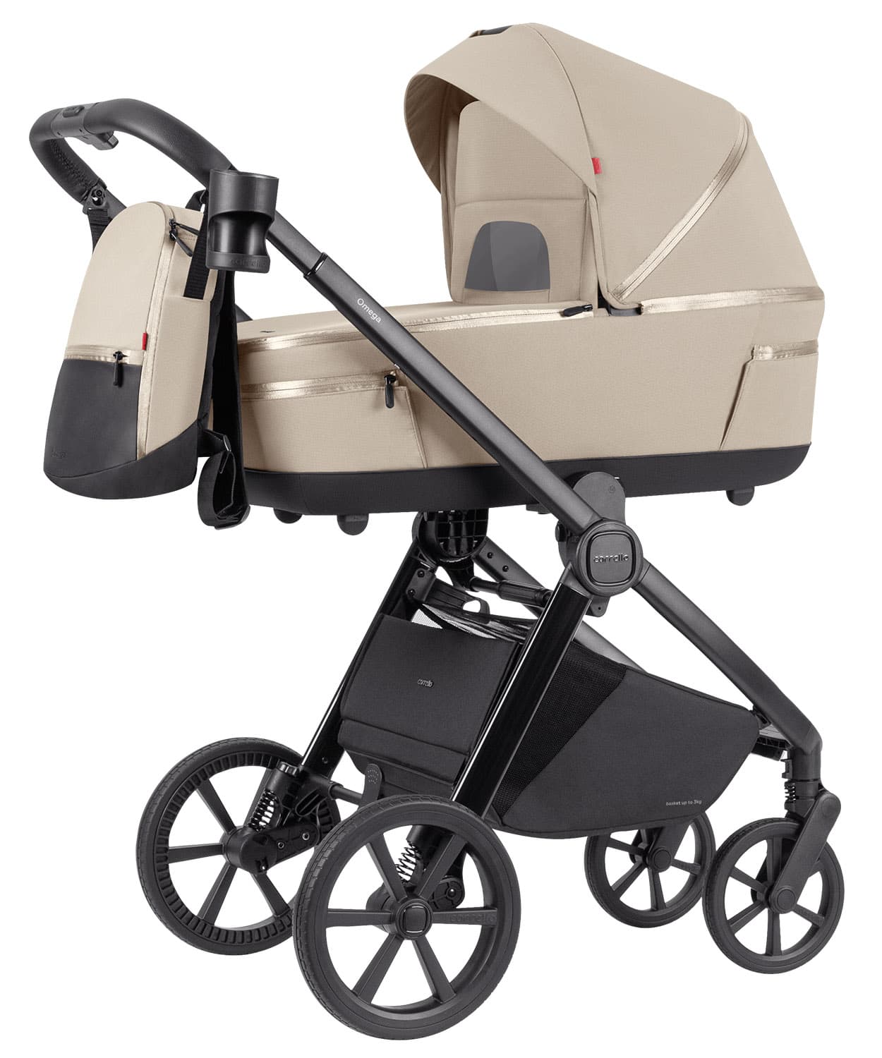 Коляска универсальная 3в1 Carrello Omega+ CRL-6545 Solar Beige Коляска универсальная 3в1 Carrello Omega+ CRL-6545 Solar Beige