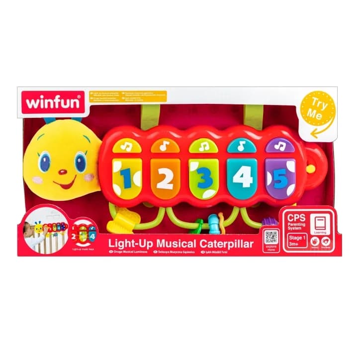 Підвіска на ліжечко музична WinFun Гусениця 0215-NL фото 3
