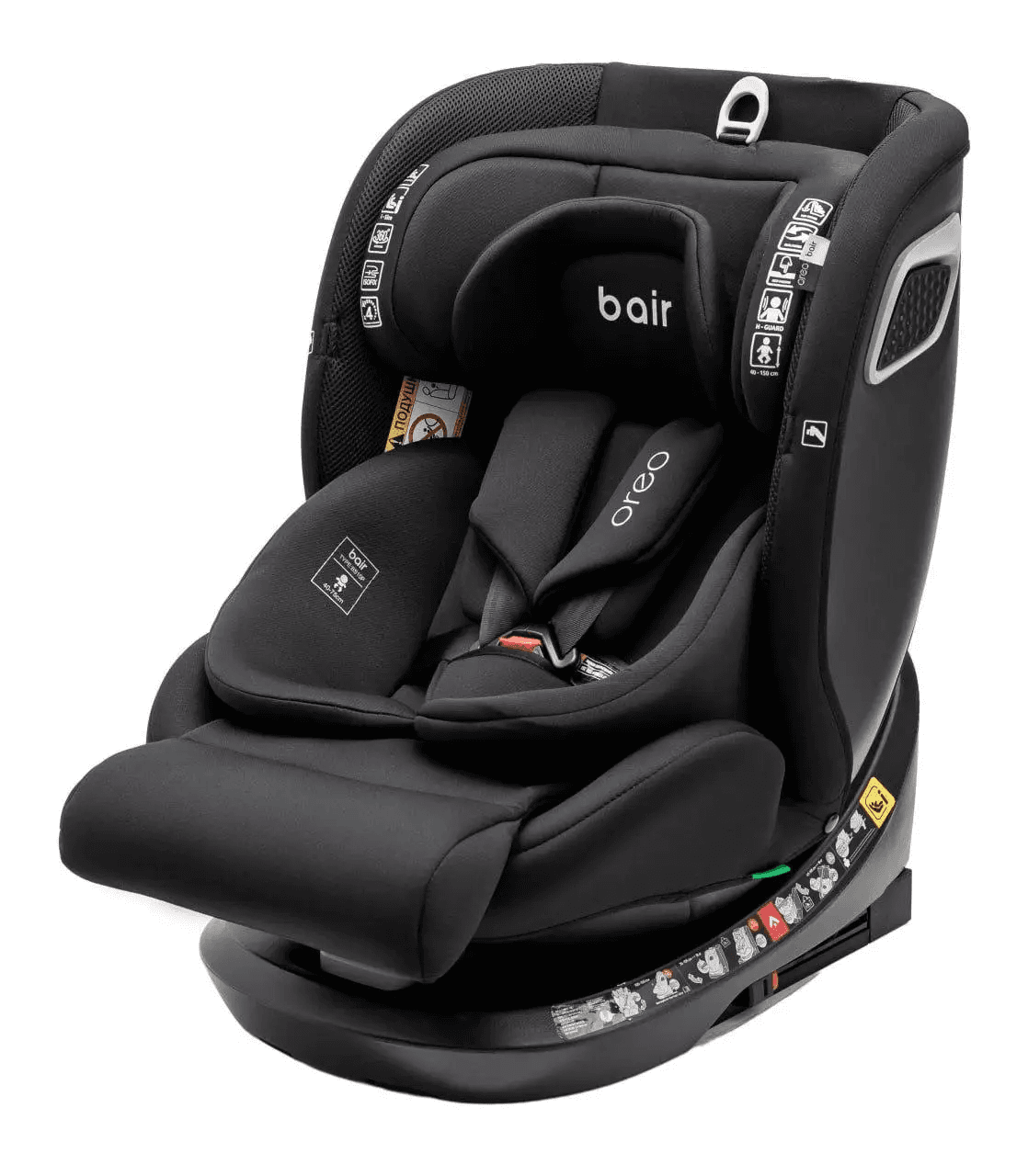Автокрісло Bair Oreo 360 i-size Iso-fix BO-01 681955 total black
