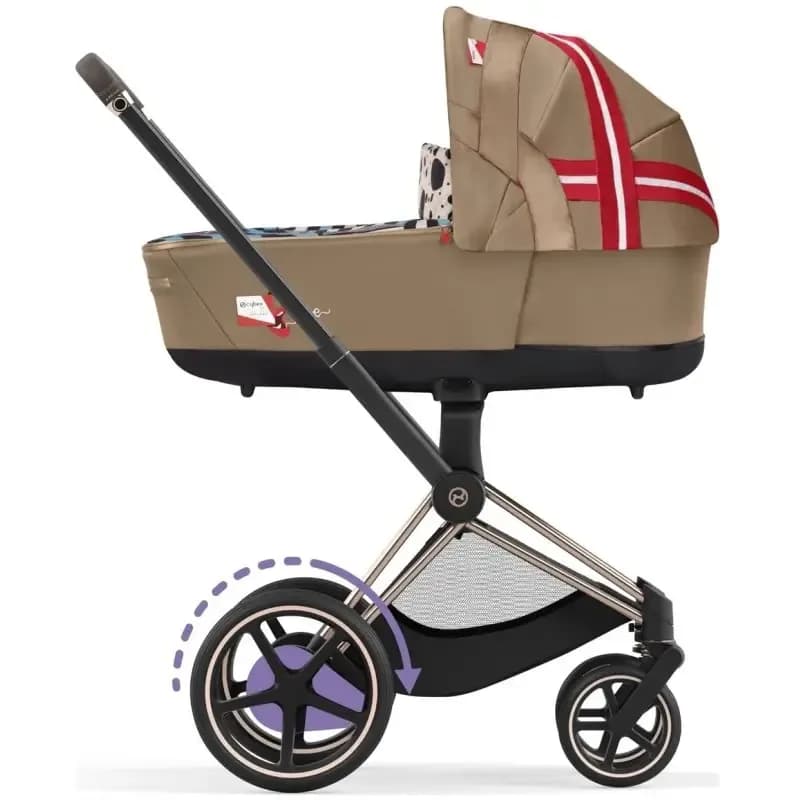 Коляска універсальна 2в1 Cybex e-Priam Karolina Kurkova/Rosegold 520020102KK/4 фото 2