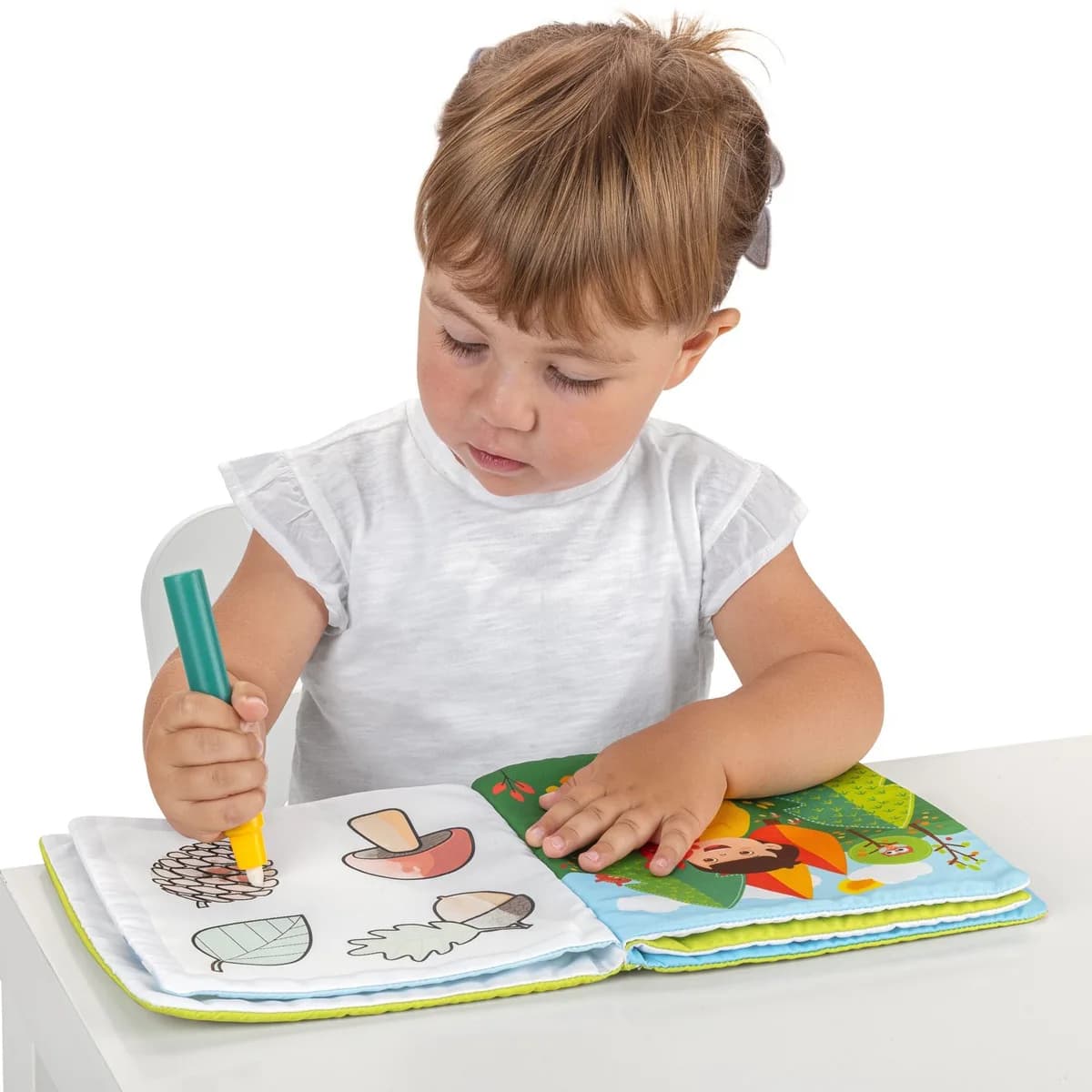 Книга-розмальовка м'яка Chicco Пори року 10631.00 фото 8 Книга-розмальовка м'яка Chicco Пори року 10631.00 фото 8