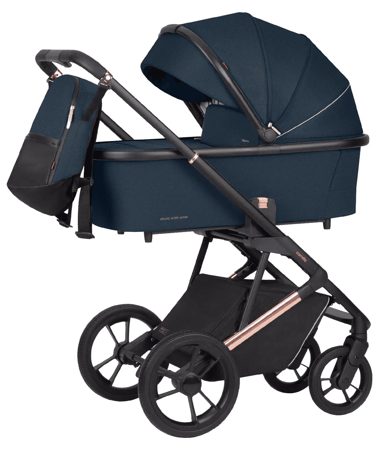 Коляска універсальна 2в1 Carrello Sigma CRL-6509 Navy Blue NF