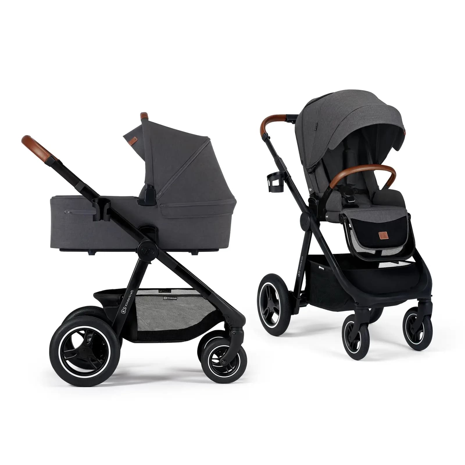 Коляска універсальна 2в1 Kinderkraft Everyday 2 KSEVER0BDGR20BS Dark Gray Black Frame фото 6 Коляска універсальна 2в1 Kinderkraft Everyday 2 KSEVER0BDGR20BS Dark Gray Black Frame фото 6