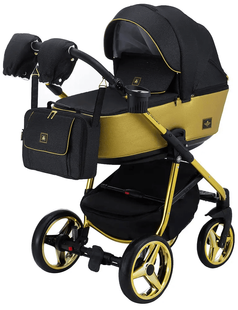 Коляска універсальна 2в1 Adamex Barcelona Polar Gold BR619 624635 Коляска універсальна 2в1 Adamex Barcelona Polar Gold BR619 624635