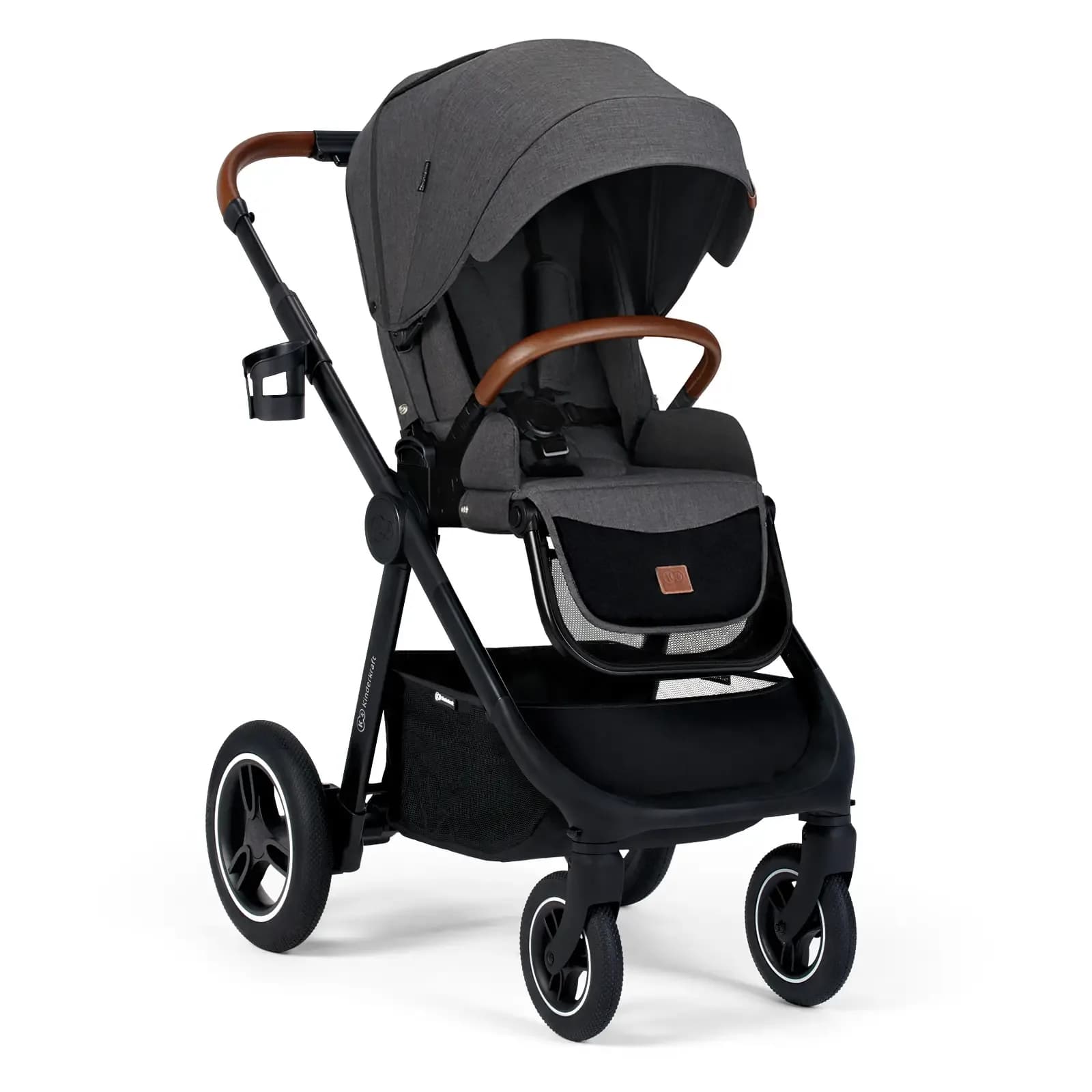 Коляска універсальна 2в1 Kinderkraft Everyday 2 KSEVER0BDGR20BS Dark Gray Black Frame фото 4 Коляска універсальна 2в1 Kinderkraft Everyday 2 KSEVER0BDGR20BS Dark Gray Black Frame фото 4