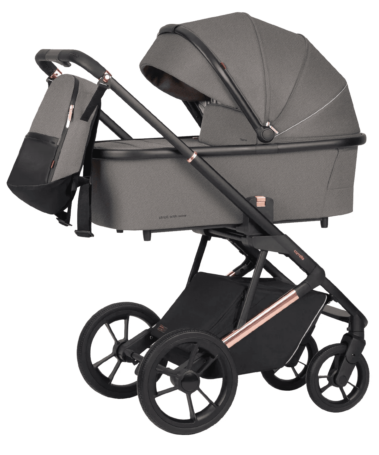 Коляска універсальна 2в1 Carrello Sigma CRL-6509 Fog Grey NF Коляска універсальна 2в1 Carrello Sigma CRL-6509 Fog Grey NF