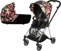 Коляска универсальная 2в1 Cybex Mios 4.0 Spring Blossom Dark/Chrome Black 519004019/2