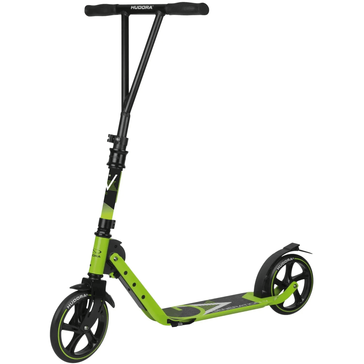 Самокат 2-х колісний Hudora BigWheel Generation V 205 Lime 14113 Самокат 2-х колісний Hudora BigWheel Generation V 205 Lime 14113