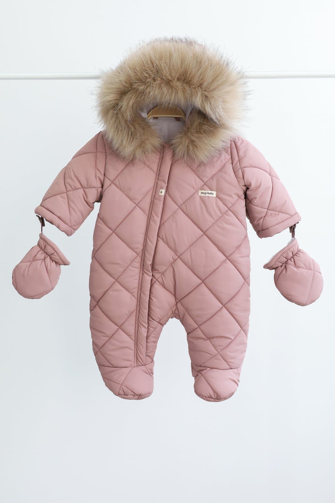 Комбинезон для новорожденных "Pooh" Magbaby 103384 -розовый Комбинезон для новорожденных "Pooh" Magbaby 103384 -розовый