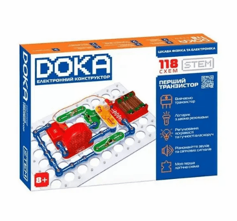 Конструктор електронний DOKA 118 схем D70701