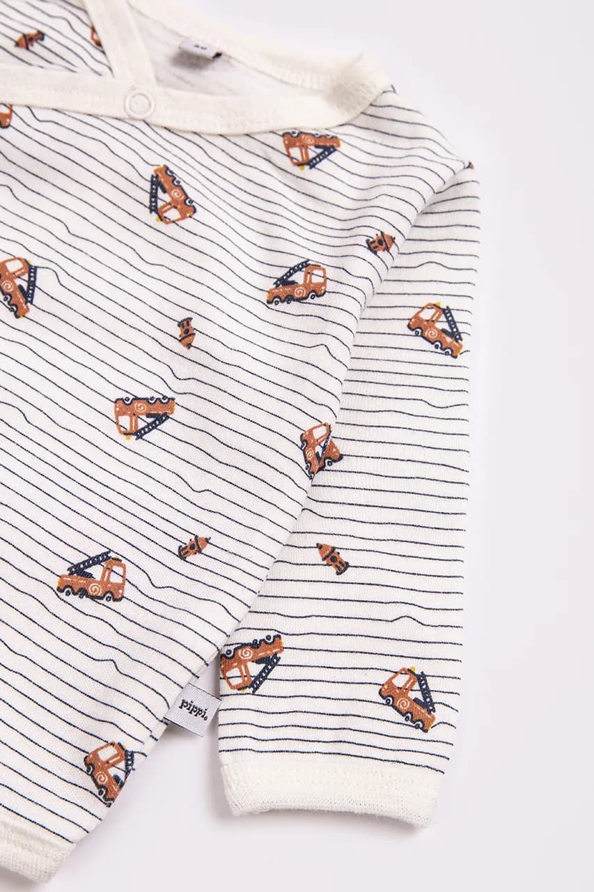 Боді для новонароджених PIPPI 4760 -синій фото 3 Боді для новонароджених PIPPI 4760 -синій фото 3