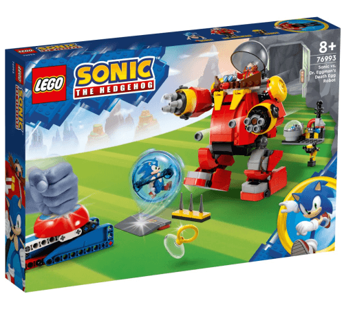 Конструктор Lego Sonic the Hedgehog Соник против смертельного робота-яйца доктора Эгмана 615дет 76993 Конструктор Lego Sonic the Hedgehog Соник против смертельного робота-яйца доктора Эгмана 615дет 76993