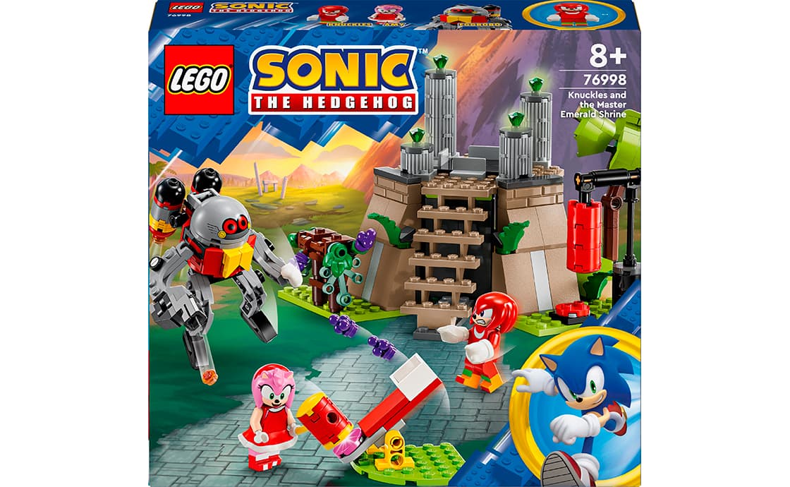 Конструктор Lego Sonic Наклз і вівтар майстра Смарагда 325дет 76998 Конструктор Lego Sonic Наклз і вівтар майстра Смарагда 325дет 76998