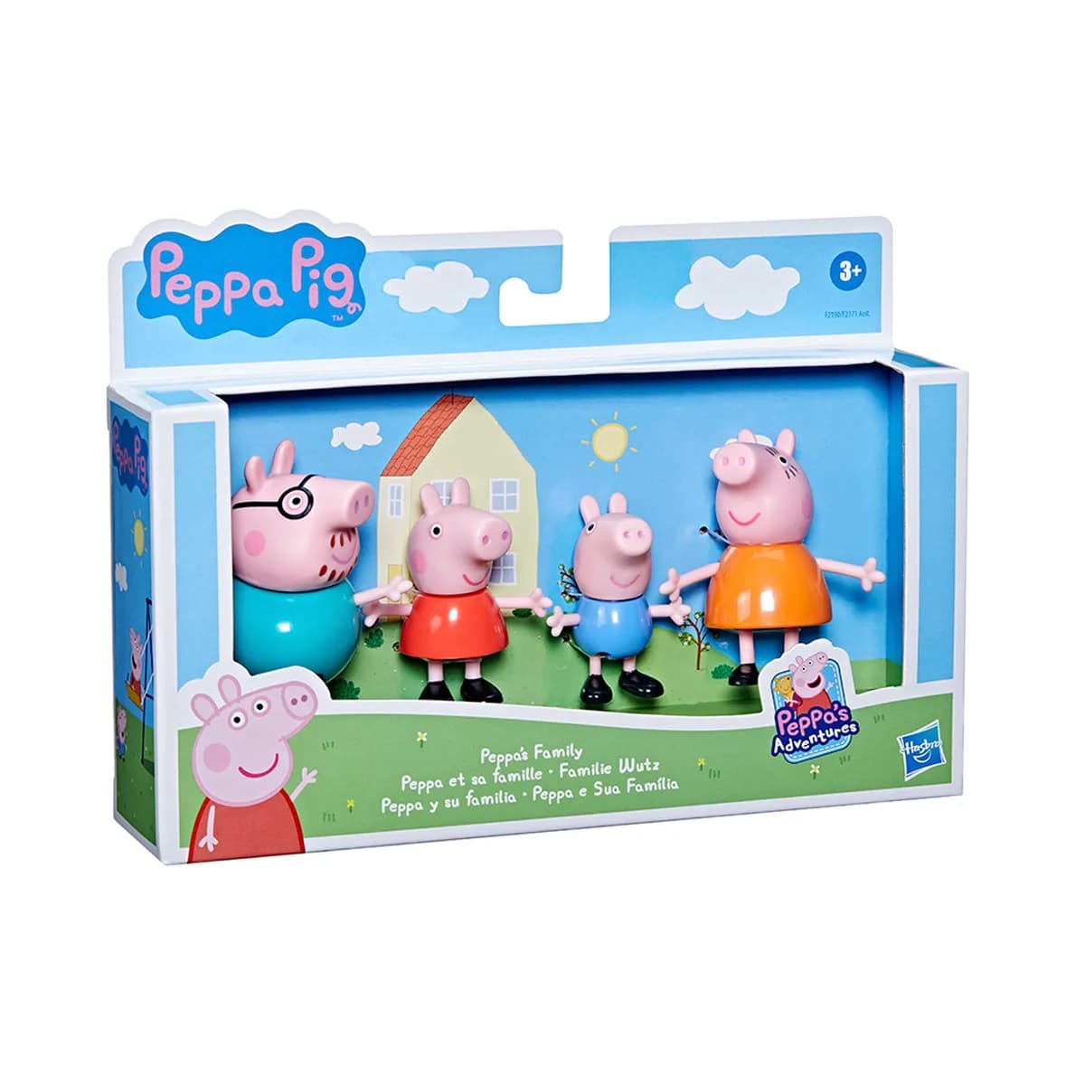 Фігурки Peppa Дружня родина Пеппи 4шт F2190 фото 4 Фігурки Peppa Дружня родина Пеппи 4шт F2190 фото 4