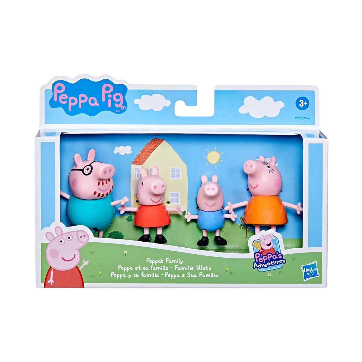 Фігурки Peppa Дружня родина Пеппи 4шт F2190 фото 3 Фігурки Peppa Дружня родина Пеппи 4шт F2190 фото 3
