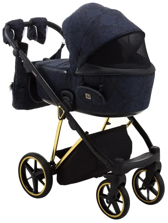 Коляска універсальна 2в1 Adamex Porto Special Edition Gold TK-605 625664 фото 3
