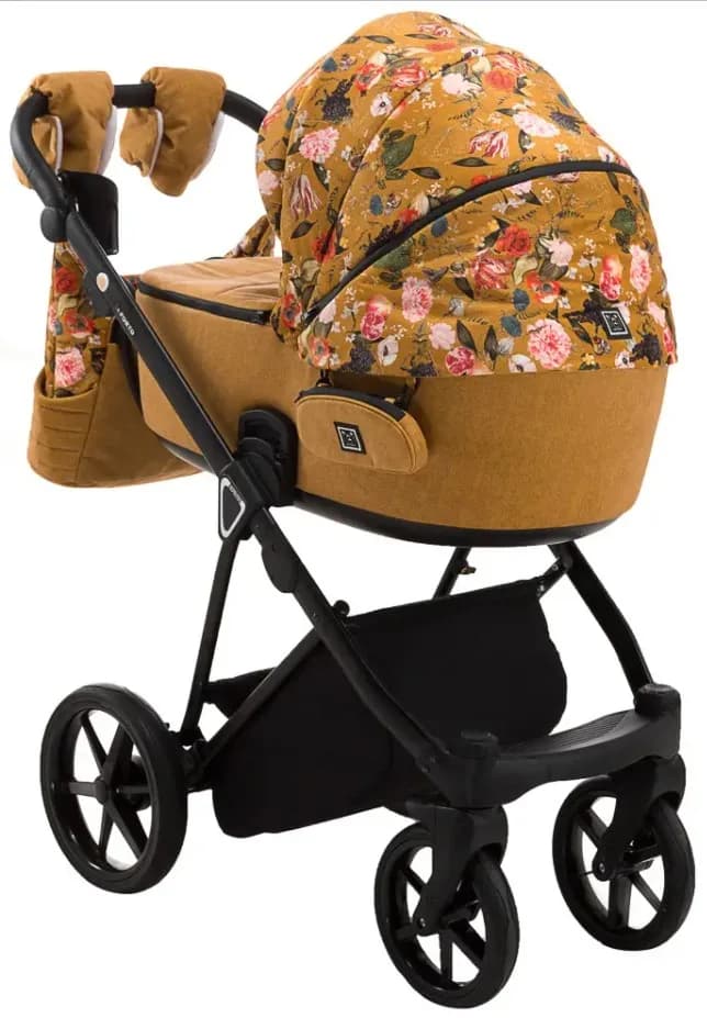 Коляска универсальная 2в1 ADAMEX Porto Flowers-3 фото 2 Коляска универсальная 2в1 ADAMEX Porto Flowers-3 фото 2