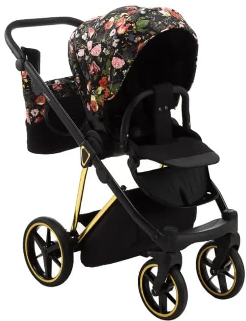 Коляска универсальная 2в1 Adamex Porto Special Edition Gold Flowers-1 625663 фото 2 Коляска универсальная 2в1 Adamex Porto Special Edition Gold Flowers-1 625663 фото 2
