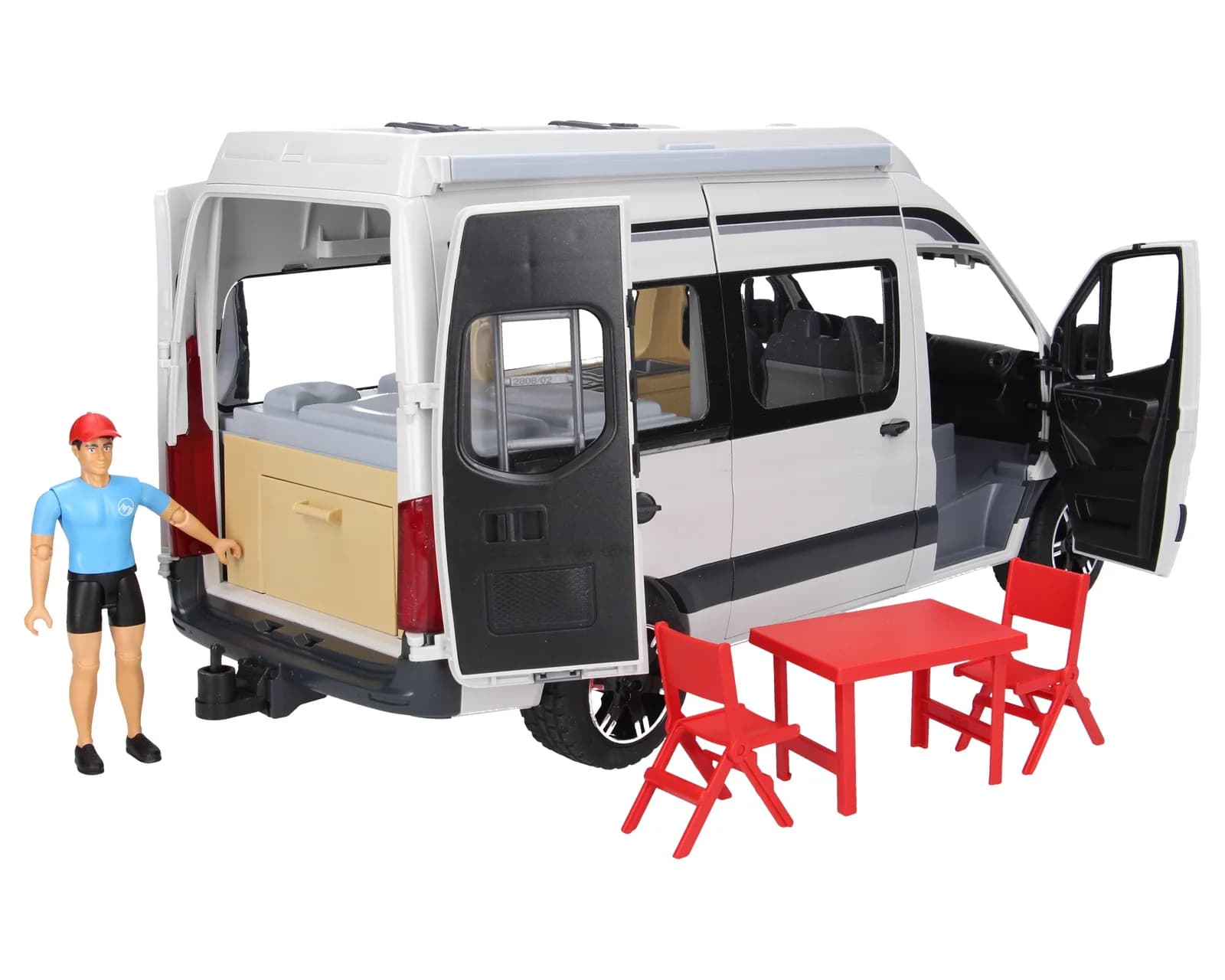 Автомобиль MB Sprinter для кемпинга с фигуркой Bruder 02672 фото 3