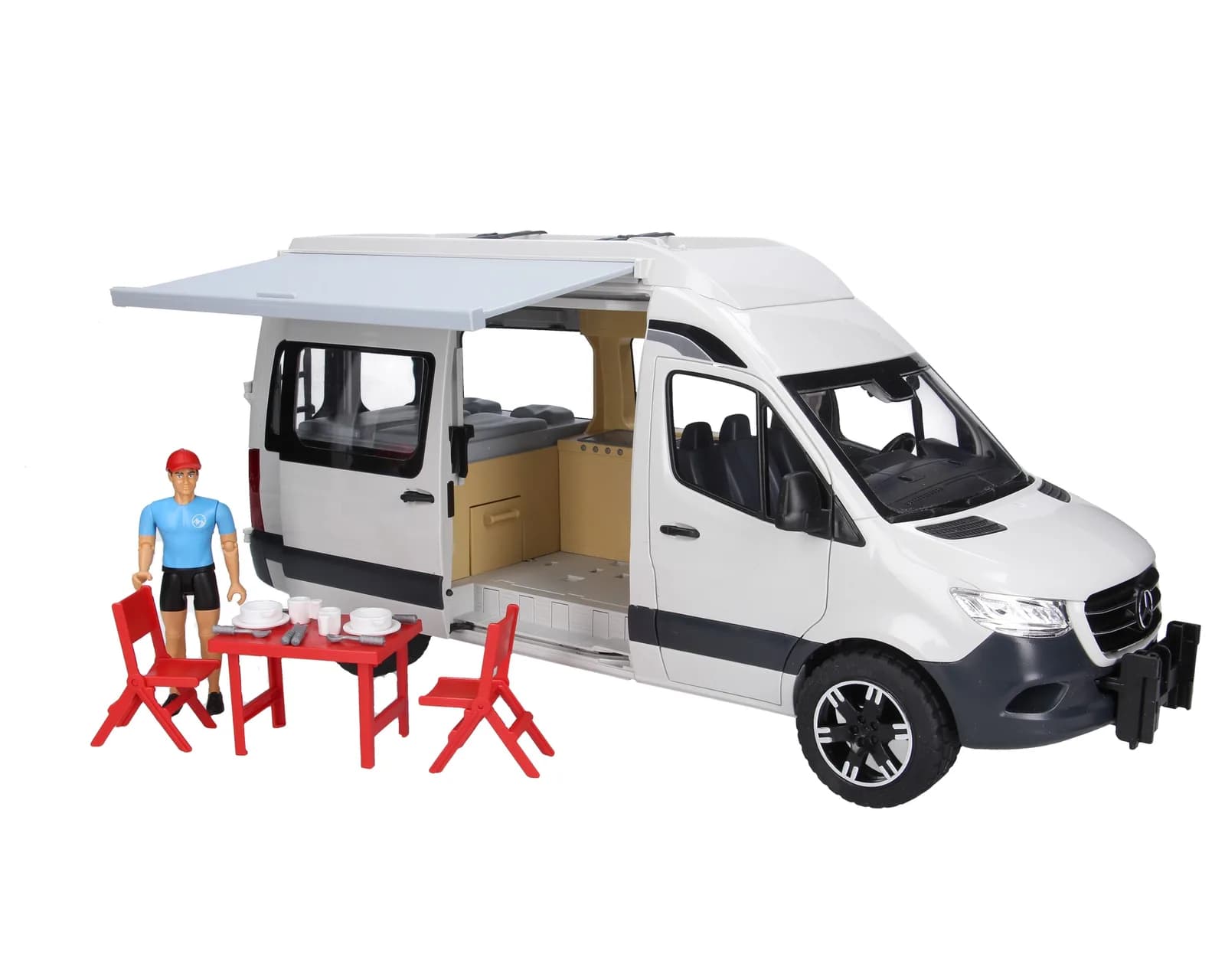 Автомобиль MB Sprinter для кемпинга с фигуркой Bruder 02672 фото 4