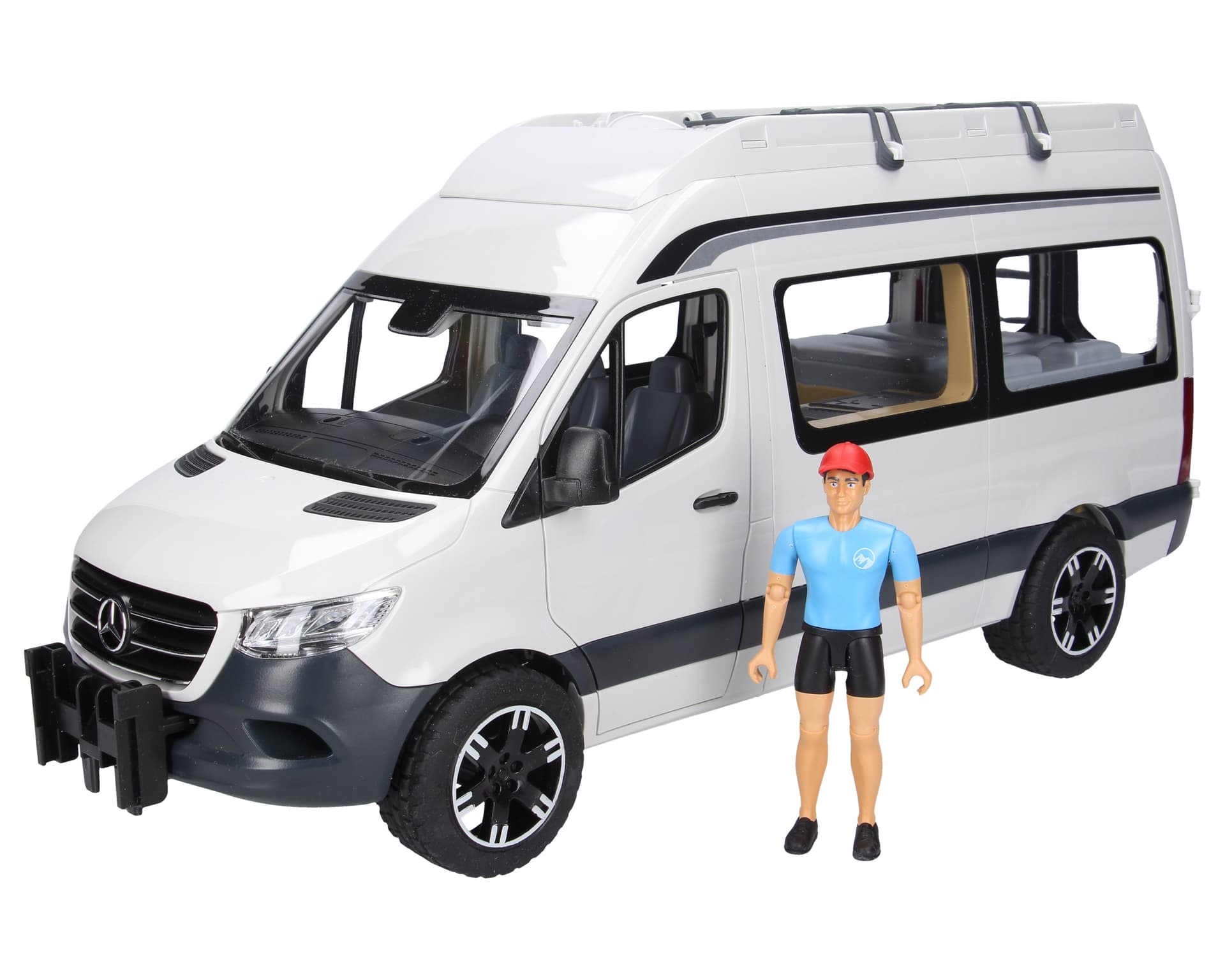 Автомобиль MB Sprinter для кемпинга с фигуркой Bruder 02672 Автомобиль MB Sprinter для кемпинга с фигуркой Bruder 02672