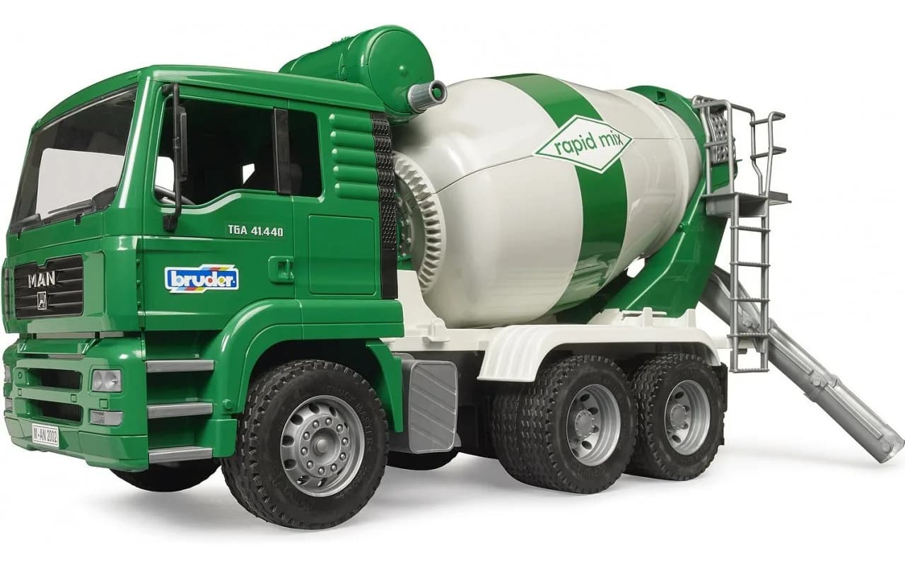Бетономешалка MAN TGA Bruder 02739 фото 4