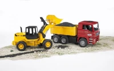 Самоскид MAN та навантажувач Bruder 02752 фото 3