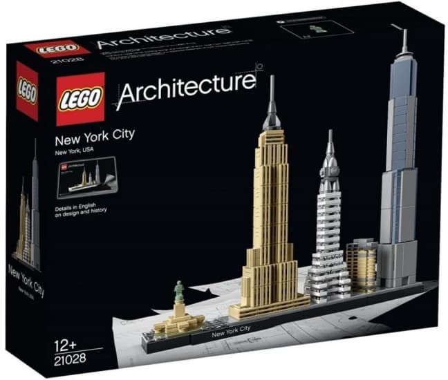Конструктор Lego Architecture Нью-Йорк 598дет 21028 Конструктор Lego Architecture Нью-Йорк 598дет 21028
