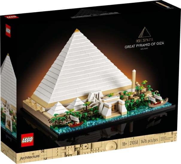 Конструктор Lego Architecture Пирамида Хеопса 1476дет 21058 Конструктор Lego Architecture Пирамида Хеопса 1476дет 21058
