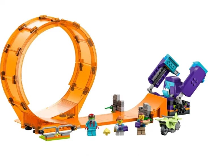 Конструктор Lego City Каскадерская петля Удар Шимпанзе 226дет 60338 фото 2
