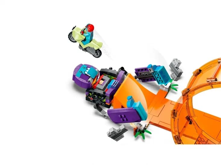 Конструктор Lego City Каскадерская петля Удар Шимпанзе 226дет 60338 фото 5