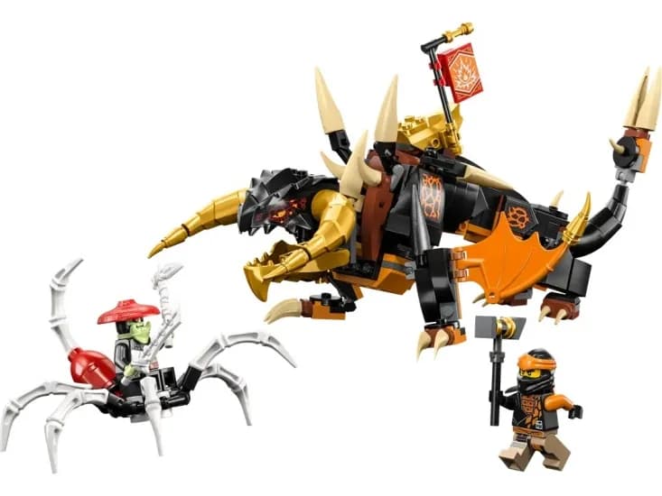 Конструктор Lego Ninjago Земляний дракон Коула EVO 285дет 71782 фото 4