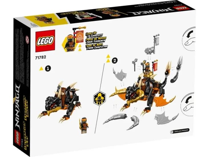 Конструктор Lego Ninjago Земляний дракон Коула EVO 285дет 71782 фото 2
