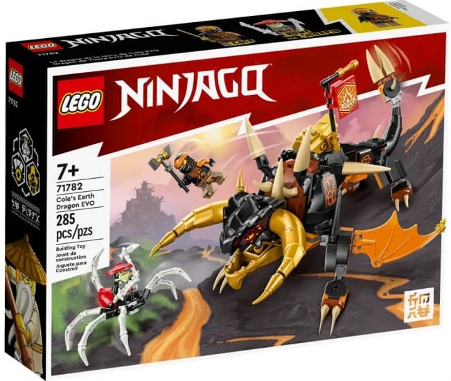 Конструктор Lego Ninjago Земляний дракон Коула EVO 285дет 71782 Конструктор Lego Ninjago Земляний дракон Коула EVO 285дет 71782