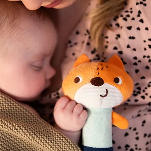 Іграшка з пищалкою BabyOno Fox Monday 1497 фото 2