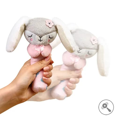 Игрушка с пищалкой BabyOno Bunny Sunday 1498 фото 3