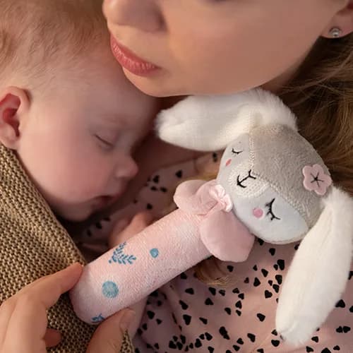 Игрушка с пищалкой BabyOno Bunny Sunday 1498 фото 5