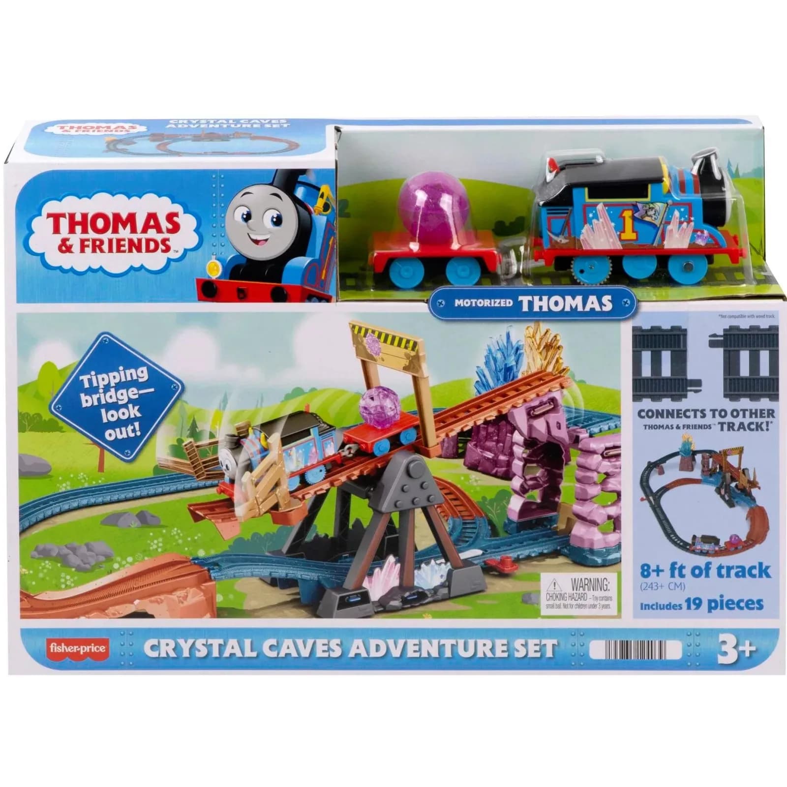 Железная дорога Thomas and friends Приключения в хрустальной пещере HMC28 фото 5