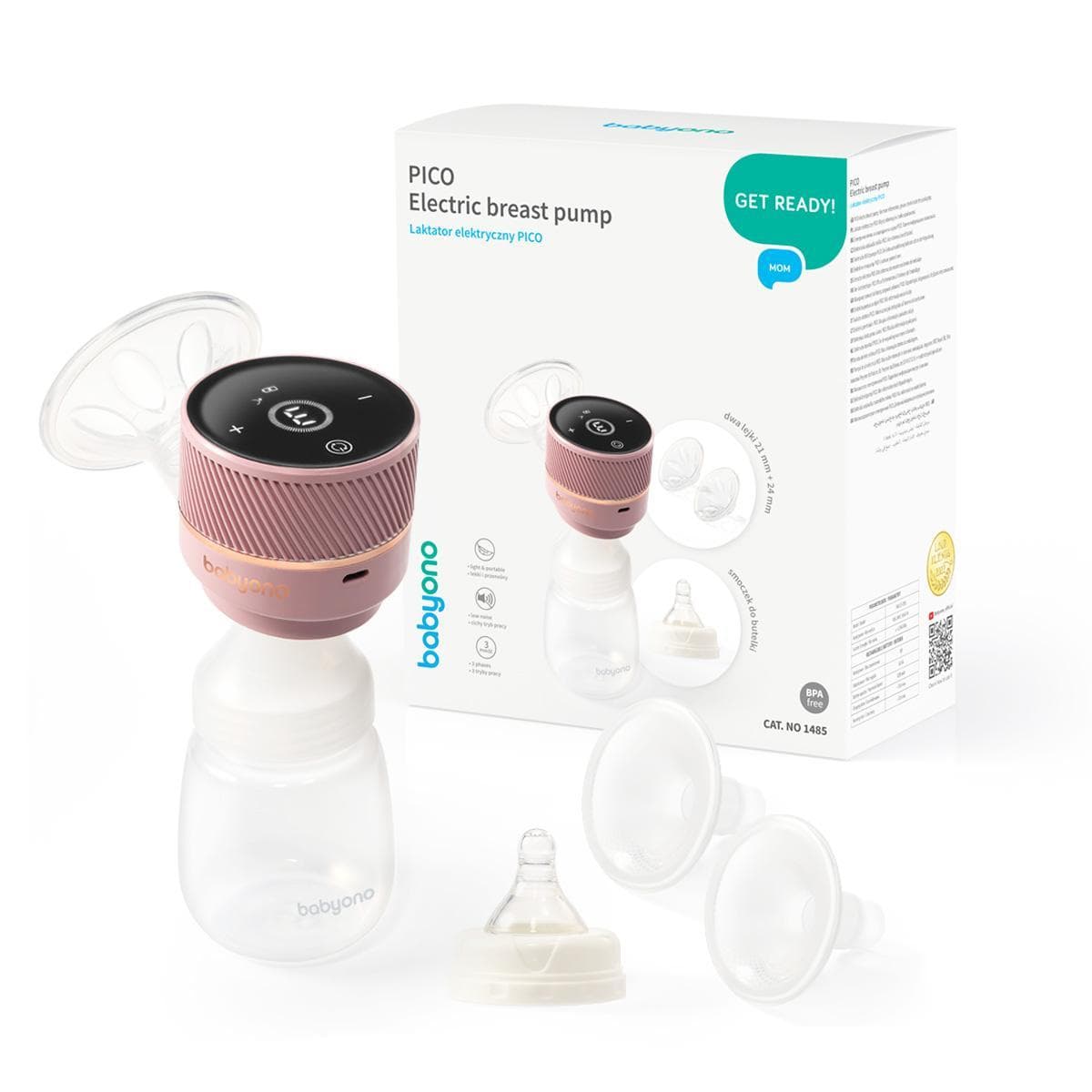 Молокоотсос электрический BabyOno Pico 1485
