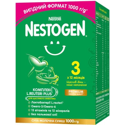 Суміш Nestle Нестожен-3 1000г 3114080613 Суміш Nestle Нестожен-3 1000г 3114080613
