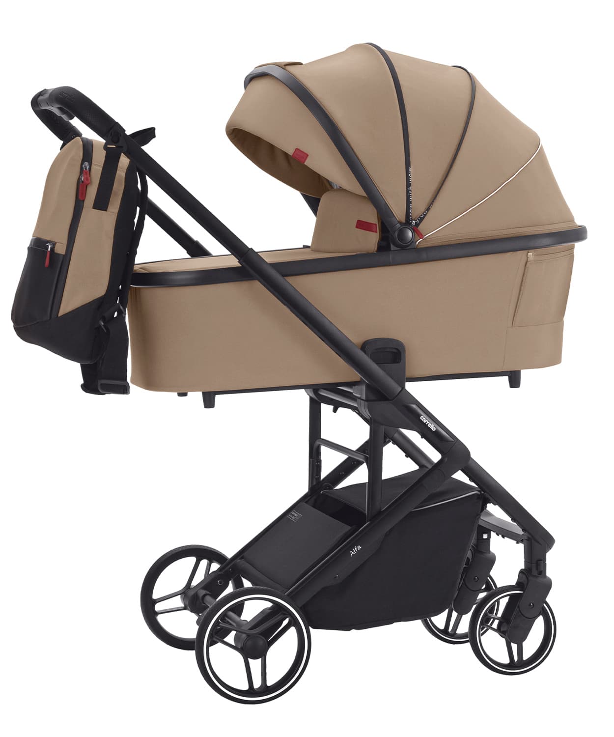 Коляска универсальная 3в1 CARRELLO Alfa Evening Beige CRL-6508