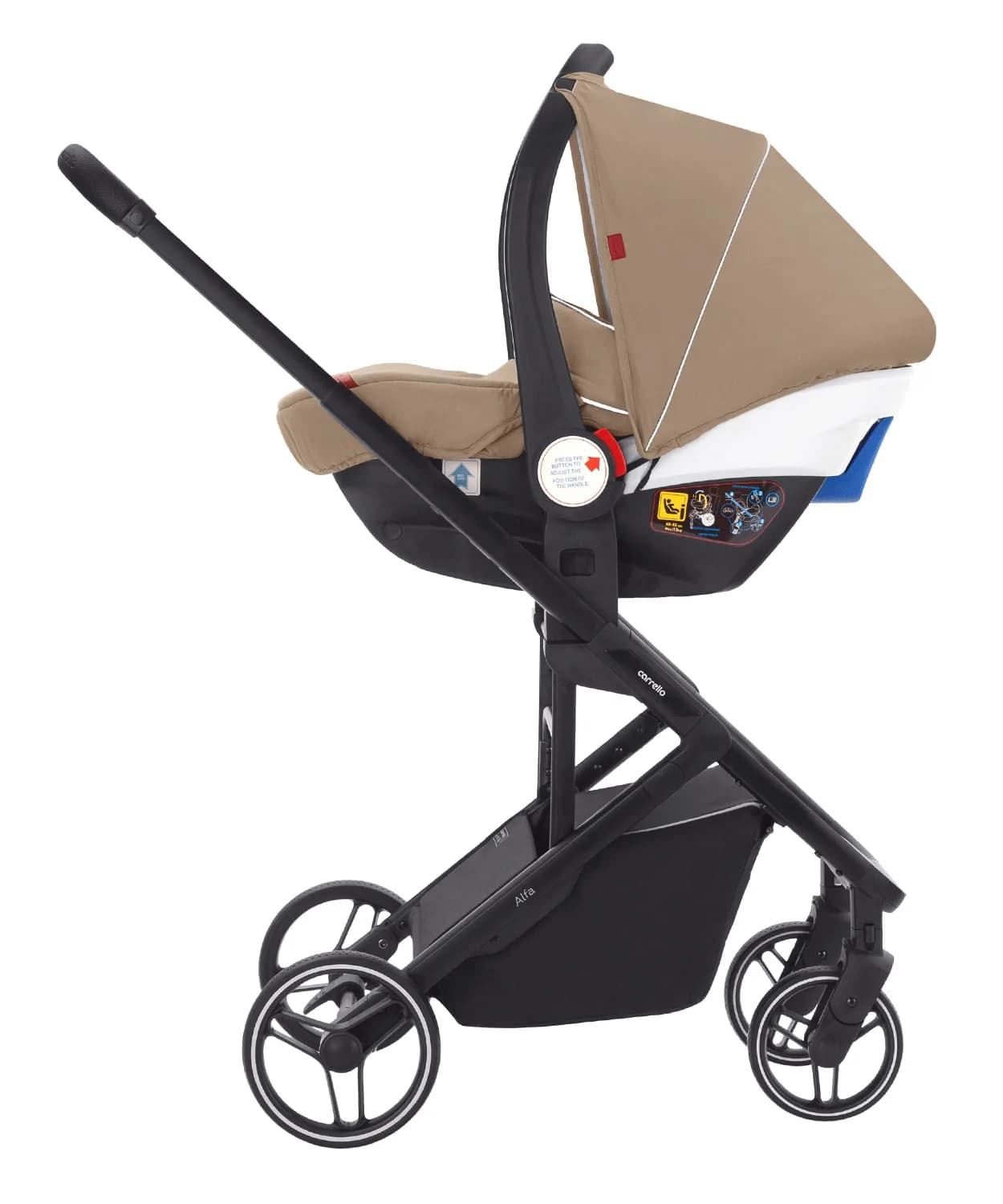Коляска універсальна 3в1 CARRELLO Alfa Evening Beige CRL-6508 фото 3 Коляска універсальна 3в1 CARRELLO Alfa Evening Beige CRL-6508 фото 3