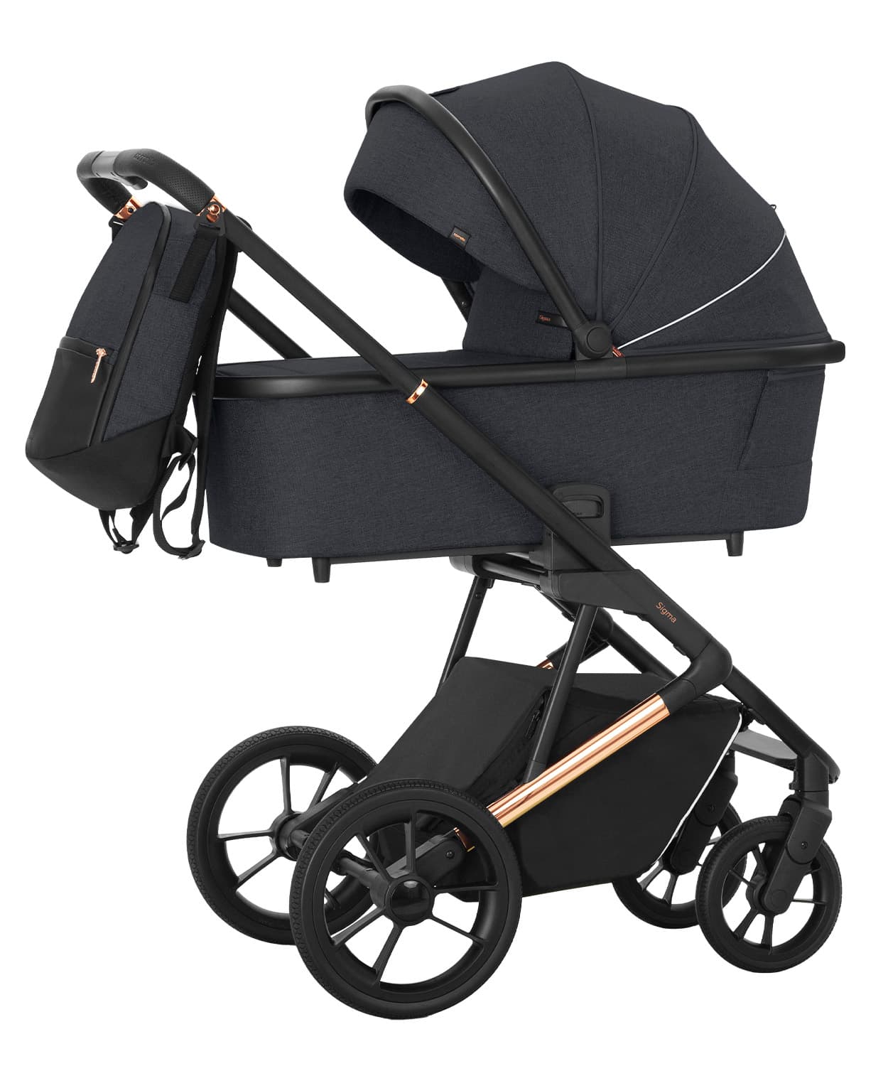 Коляска універсальна 3в1 CARRELLO Sigma Midnight Grey CRL-6510 Коляска універсальна 3в1 CARRELLO Sigma Midnight Grey CRL-6510