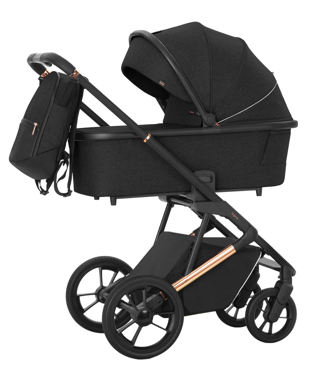 Коляска універсальна 3в1 CARRELLO Sigma Raven Black CRL-6510