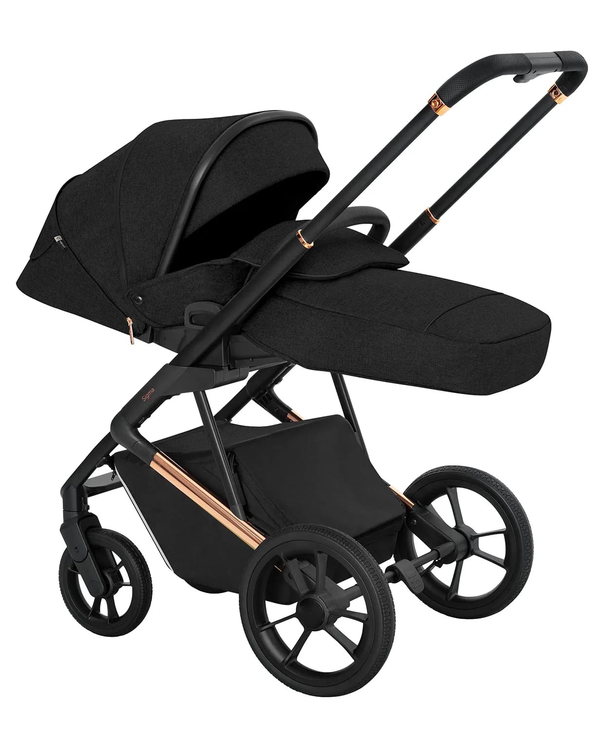 Коляска універсальна 3в1 CARRELLO Sigma Raven Black CRL-6510 фото 2