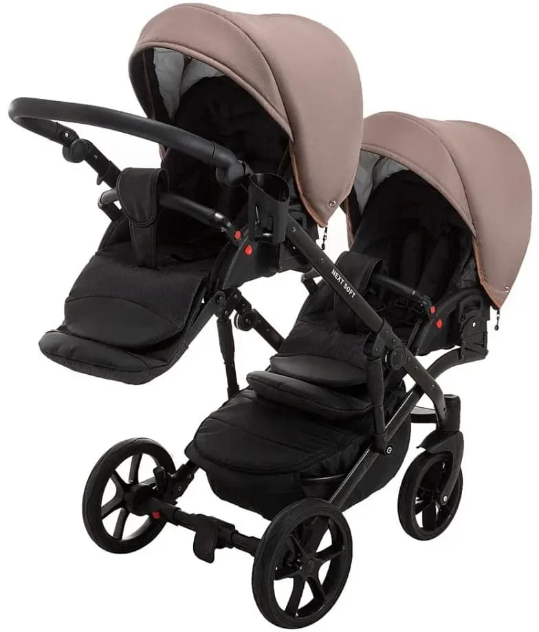 Коляска универсальная для двойни 2в1 Bair Next Duo Soft 03 625792 фото 3 Коляска универсальная для двойни 2в1 Bair Next Duo Soft 03 625792 фото 3