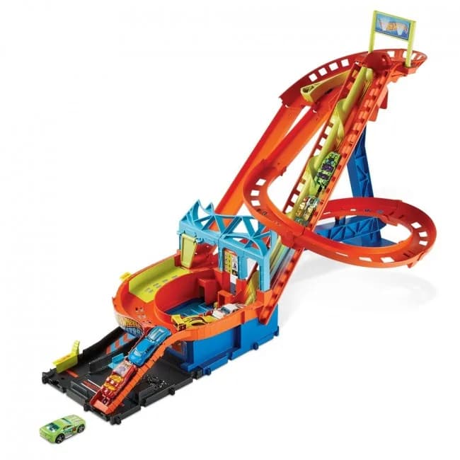 Трек Hot Wheels Гонки на американских горках HDP04 фото 2 Трек Hot Wheels Гонки на американских горках HDP04 фото 2