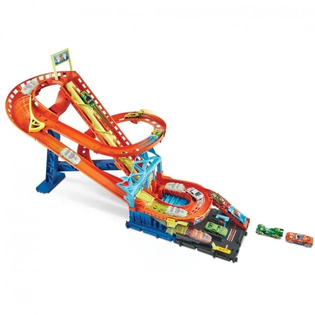 Трек Hot Wheels Гонки на американских горках HDP04 фото 3 Трек Hot Wheels Гонки на американских горках HDP04 фото 3