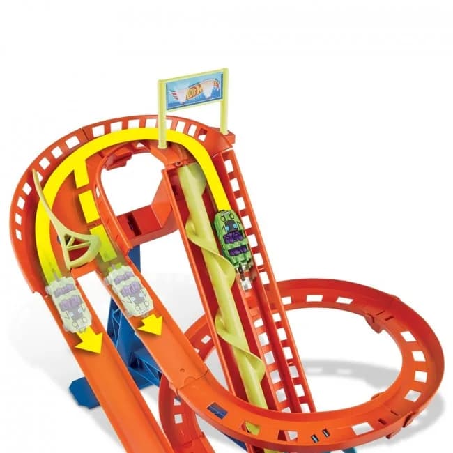 Трек Hot Wheels Гонки на американских горках HDP04 фото 4 Трек Hot Wheels Гонки на американских горках HDP04 фото 4