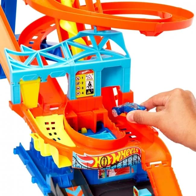 Трек Hot Wheels Гонки на американских горках HDP04 фото 7 Трек Hot Wheels Гонки на американских горках HDP04 фото 7
